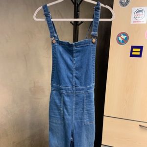 Madewell denim overalls XL like new